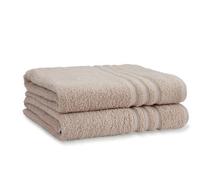 Catherine Lansfield 'Zero Twist' Cotton Bath Sheet Pair in Natural Catherine Lansfield Natural Bath Sheet