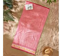 Catherine Lansfield Beach Towel Sunbed Lounger Cotton Patterned Plain