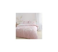 Catherine Lansfield Bedding Meadowsweet Floral Double Duvet Cover Set with Pillowcase Blush Pink