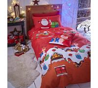 Catherine Lansfield Santa's Easy Care Double Duvet Set Multi