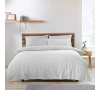 Catherine Lansfield 'so Soft Non Iron' Duvet Cover Set In White White Super King