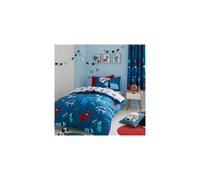 Catherine Lansfield Bedding Woofing Dogs Double Duvet Cover Set with Pillowcases, Pink