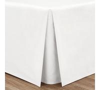 Catherine Lansfield Easy Iron Percale Combed Single Fitted Valance Sheet White