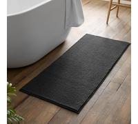 Catherine Lansfield Bobble Bath Mat - Charcoal Grey - Bath Mat 50 x 120 cm