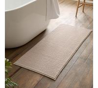 Catherine Lansfield Bobble 50x120cm Bath Runner Natural