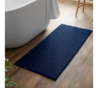 Catherine Lansfield Bobble 50x120cm Bath Runner Navy Blue