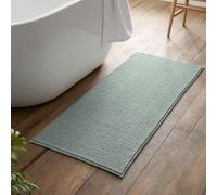 Catherine Lansfield Bobble 50x120cm Bath Runner Sage Green