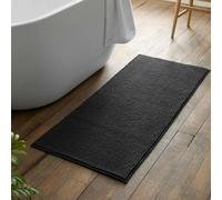 Catherine Lansfield Bobble Bath Mat - Charcoal Grey - Bath Mat 50 x 120 cm