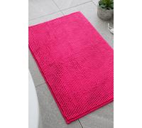 Catherine Lansfield Bobble 50x80cm Bath Mat Hot Pink