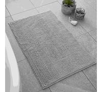 Catherine Lansfield Bobble Bath Mat Silver Grey