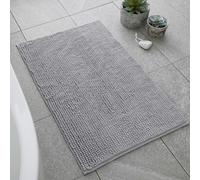 Catherine Lansfield Bobble Bath Mat Silver Grey