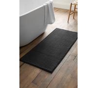 Catherine Lansfield Bobble 50x120cm Bath Runner Charcoal Grey