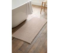 Catherine Lansfield Bobble 50x120cm Bath Runner Natural