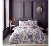 Catherine Lansfield Bridgerton Dearest Dreamer Reversible Single Duvet Cover Set with Pillowcase White