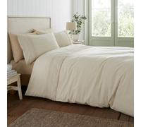 Catherine Lansfield Broderie Anglaise Double Duvet Cover Set With Pillowcases Cream
