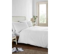 Catherine Lansfield Broderie Anglaise Double Duvet Cover Set with Pillowcases White
