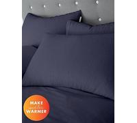 Catherine Lansfield Brushed 100% Cotton Standard Pillow Case Pair Grey