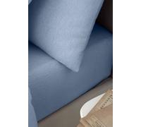 Catherine Lansfield Brushed Cotton King Fitted Sheet Blue