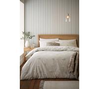 'Brushed Cotton Sheep' Reversible Duvet Cover Set Catherine Lansfield Natural Double