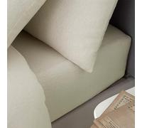 Catherine Lansfield – Fitted Sheet – Brushed Cotton – Cream – Super King