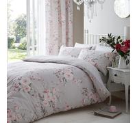 Catherine Lansfield Canterbury Double Duvet Set Grey