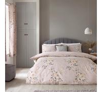 Catherine Lansfield Canterbury Easy Care King Duvet Set Blush Pink