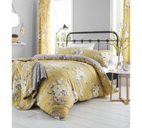 Catherine Lansfield Canterbury Easy Care, Ochre, UK Single Duvet Set