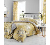 Catherine Lansfield Canterbury Easy Care Super King Duvet Set Ochre