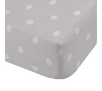 Catherine Lansfield Canterbury Fitted Sheet, Cotton, Grey, 200 x 90 x 1 cm