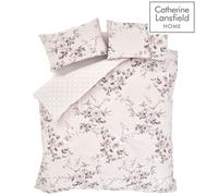 Catherine Lansfield Canterbury Easy Care King Duvet Set Blush Pink