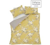Catherine Lansfield Canterbury Easy Care, Ochre, UK Single Duvet Set