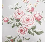 Catherine Lansfield Canterbury Floral Wallpaper Red/grey Muriva 165506