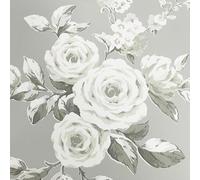 Catherine Lansfield Canterbury Floral Wallpaper Sage Muriva 165508