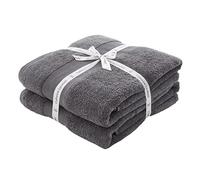 Catherine Lansfield, Charcoal, Bath Sheet Pair