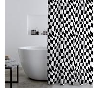 Catherine Lansfield Checkerboard Shower Curtain