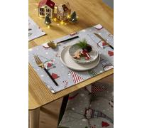 Christmas Gnomes Placemats by Catherine Lansfield - Set of 4