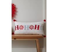 Catherine Lansfield 'Christmas Ho Ho Ho' Cushion in Red Catherine Lansfield Red