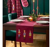 Catherine Lansfield Christmas Nutcracker 32x220cm Dining Table Runner Plum