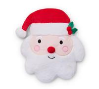 'Christmas Santa' 3D Shaped Cushion Catherine Lansfield White One Size