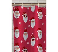Catherine Lansfield Christmas Santa Spectacular Shower Curtain