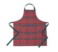 Catherine Lansfield Christmas Tartan Check 70x80cm Kitchen Adult Apron Red/Green