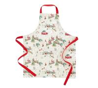 Catherine Lansfield Christmas Town Cotton 70x80cm Kitchen Adult Apron Natural