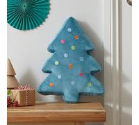 'Christmas Tree' 3D Shaped Cushion Catherine Lansfield Green One Size