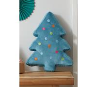 Catherine Lansfield Christmas Tree 3D Shaped Cushion Green