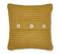 Catherine Lansfield Chunky Knit Cushion Cover 45x45cm Ochre