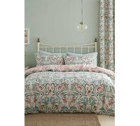 Catherine Lansfield Clarence Duvet Cover Set Green