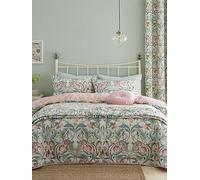 Catherine Lansfield Clarence Floral Duvet Cover Set Natural