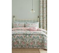 Catherine Lansfield 'clarence Floral' Duvet Set In Natural Natural King
