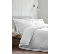 Catherine Lansfield 'Classic Lattice Lace' Duvet Cover Set in White | Size: Double Catherine Lansfield White Double