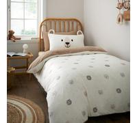 Catherine Lansfield Cosy Bear Duvet Set Natural